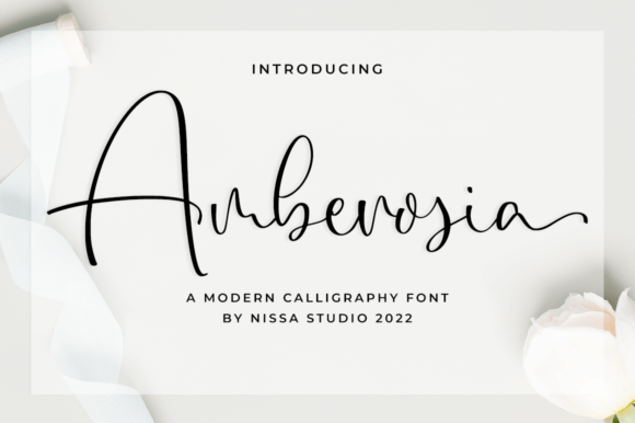 Amberosia: A Script Font That Earns Its Space