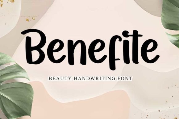 Benefite: A Handwritten Font for Creative Crafters