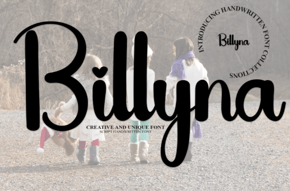 Billyna Handwritten Font for Crafters & Sellers