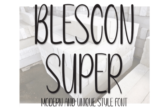 Blescon Super: A Sweet, Friendly Handwritten Font for Warm Branding