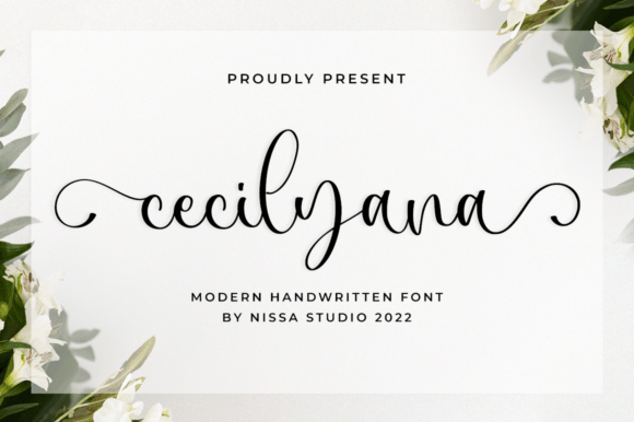 Cecilyana: A Refined Script Font for Modern Brand Identity