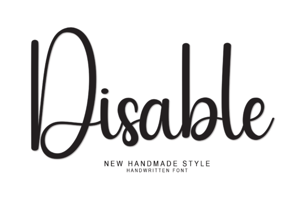 Disable Handwritten Font for Crafters & Sellers