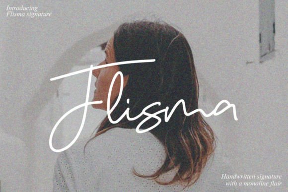 Flisma: An Elegant Script Font for Refined Brand Identities