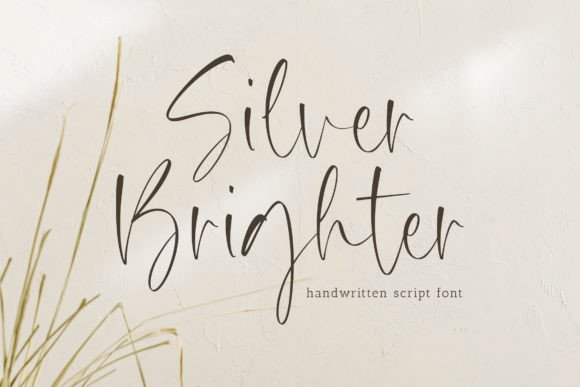Font for Branding: Silver Brighter’s Timeless Elegance