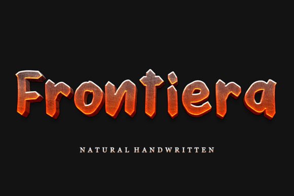 Frontiera: A Handwritten Font for Creative Crafters