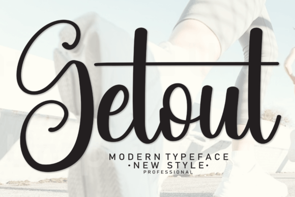 Getout: A Stylish Script Font for Real Business Branding