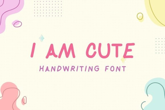 I Am Cute: A Script Font for Editorial Design and Branding