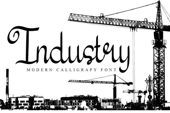 Industry Font: A Polished, Handwritten Touch for Real Business Branding