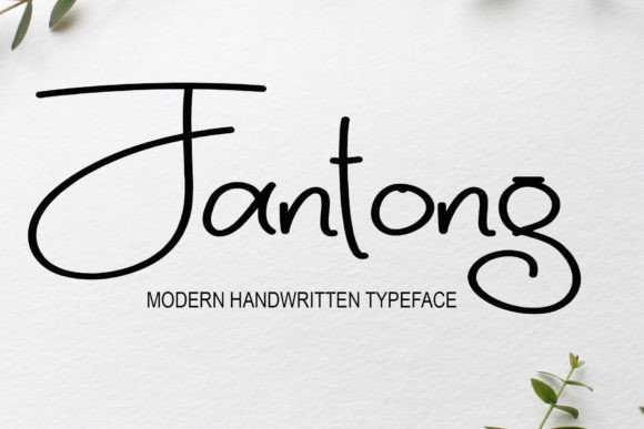 Jantong: A Refined Handwritten Typeface for Editorial Design