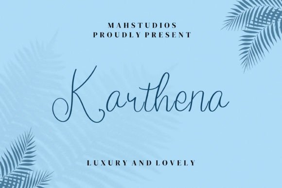 Karthena: A Handwritten Script Font That Elevates Digital Branding