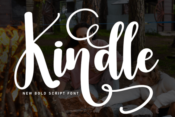 Kindle: A Script Font for Editorial Elegance
