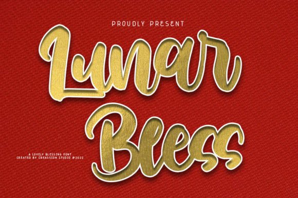 Lunarbless: A Script Amp Font That Elevates Campaign Headlines