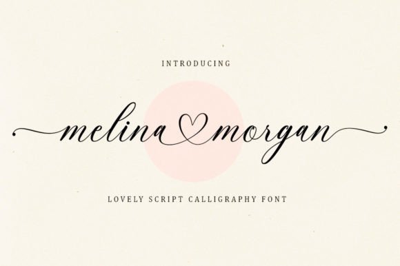 Meet Melina Morgan: A Romantic Script Font That Elevates Brand Identity