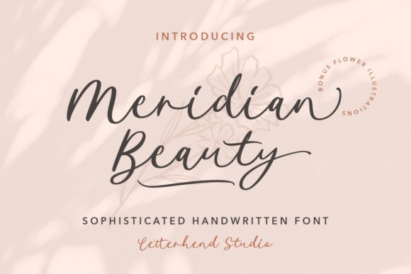 Meridian Beauty: A Script Font for Handmade Crafters