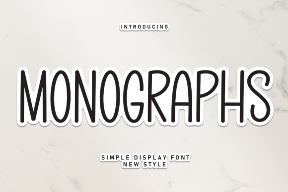 Monographs: A Handwritten Font That Feels Both Classic and Modern
