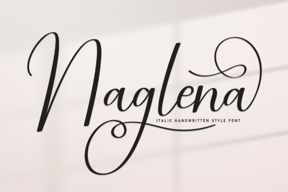 Naglena: A Handwritten Font for Digital Design
