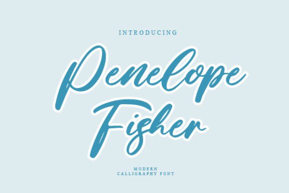 Penelope Fisher: A Script Font That Makes Your Brand Feel Thoughtful