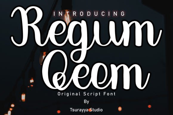 Regum Qeon: A Handwritten Display Font That Earns Its Space in Real Campaigns