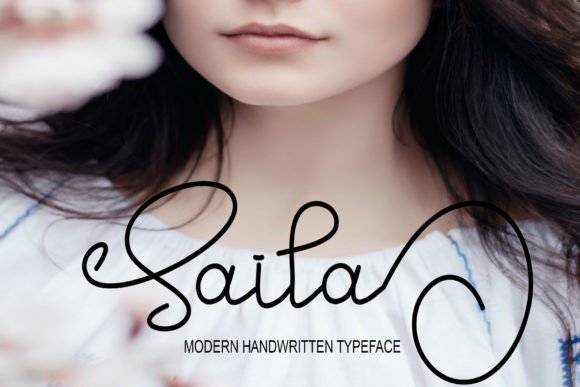 Saila: A Modern Handwritten Font for Elegant Brand Identity