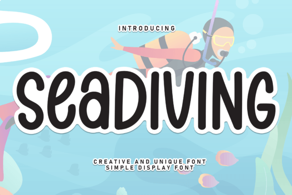 Seadiving: A Handwritten Font for Editorial Creativity