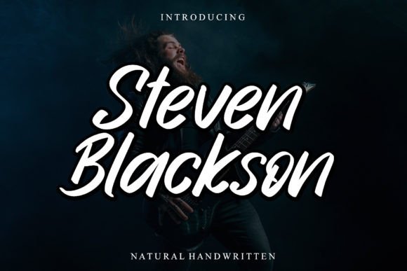 Steven Blackson: A Handwritten Font That Makes Your Message Instantly Human