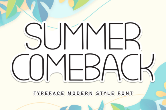 Summer Comeback: A Handwritten Font for Editorial Design