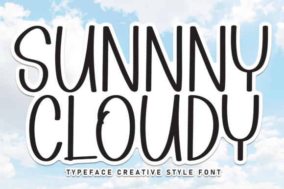 Sunny Cloudy: A Sweet Handwritten Font for Branding