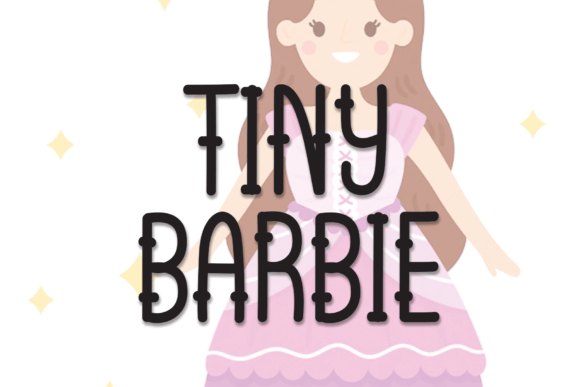 Tiny Barbie Font: A Sweet Handwritten Typeface for Playful Branding